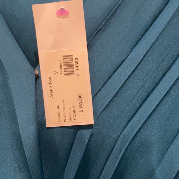 Blaque label teal and black dress - Picture 4 of 5